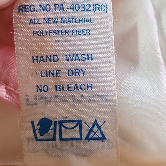 2/$30 Vintage 1992 Fisher Price Puffalump Kids Pink Soft Doll Dress Blonde Baby - Picture 8 of 9